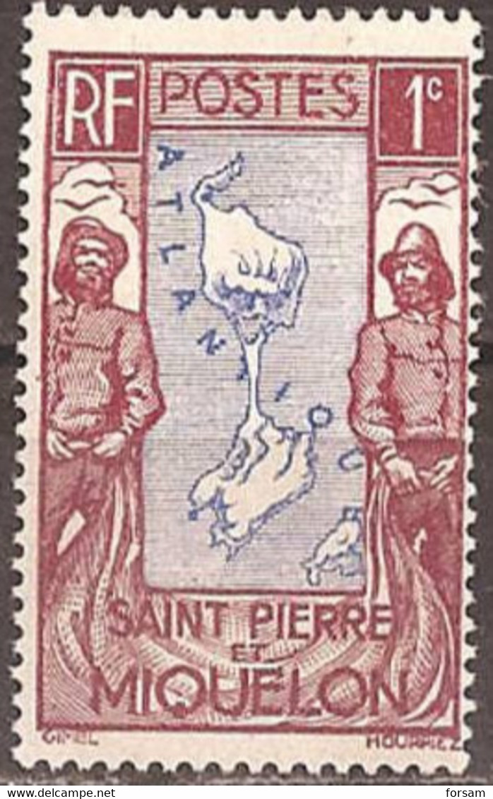 SAINT-PIERRE And MIQUELON..1932/33..Michel # 133...MH. - Ungebraucht