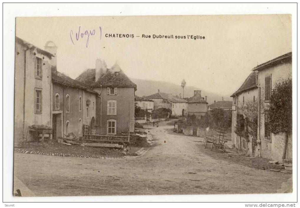 CHATENOIS. - Rue Dubreuil Sous L'Eglise. - Chatenois