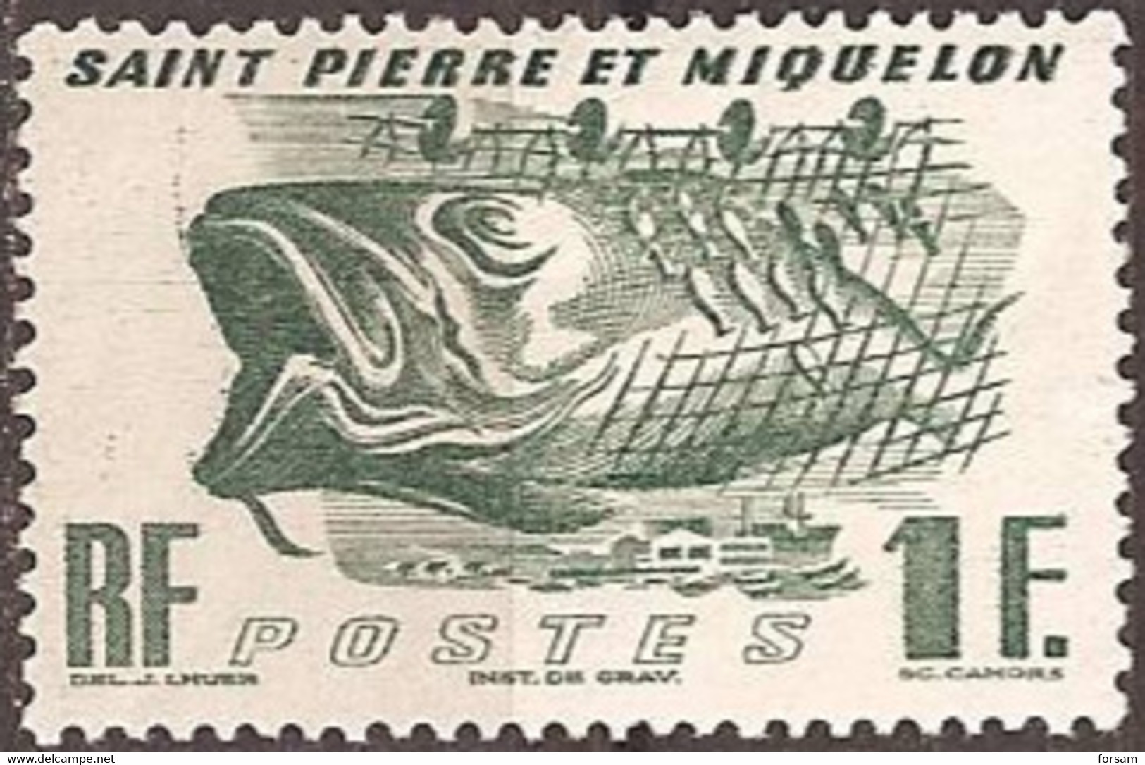 SAINT-PIERRE And MIQUELON..1947..Michel # 353...MH. - Neufs