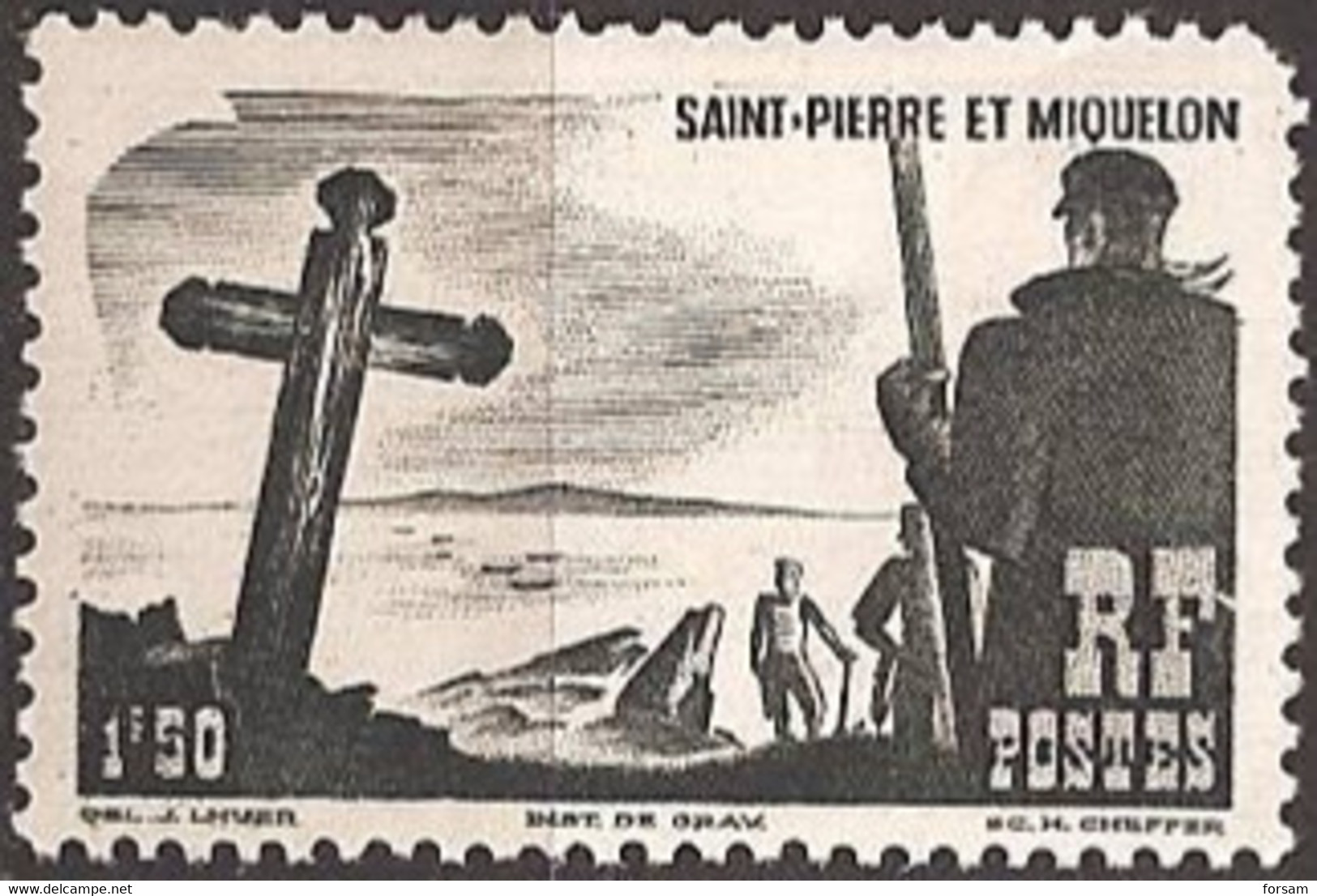 SAINT-PIERRE And MIQUELON..1947..Michel # 355...MH. - Neufs