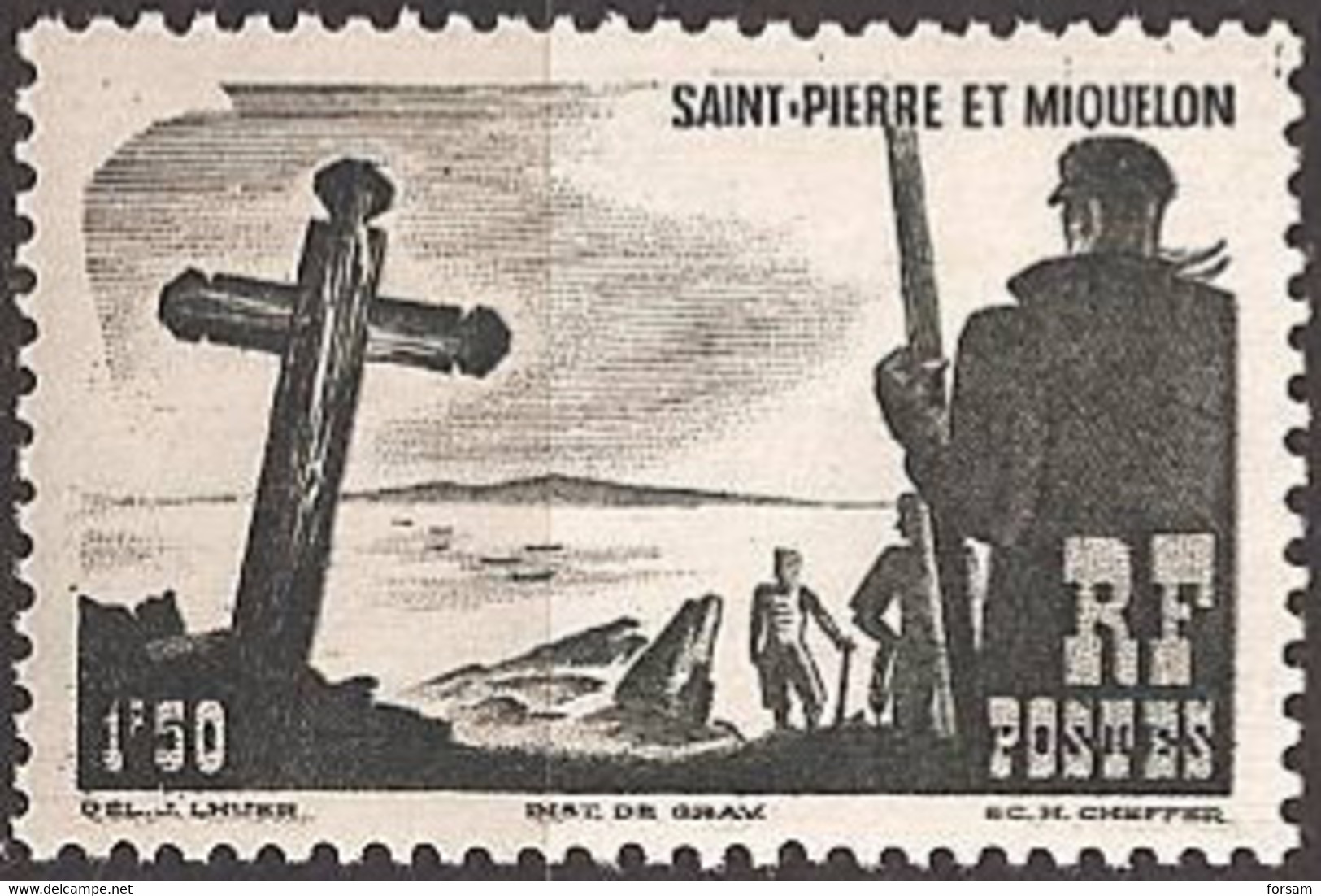 SAINT-PIERRE And MIQUELON..1947..Michel # 355...MH. - Neufs