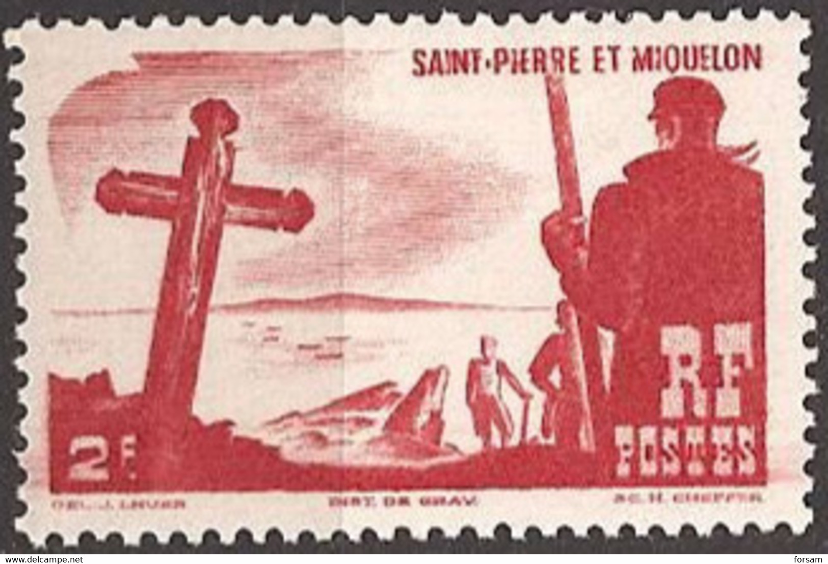 SAINT-PIERRE And MIQUELON..1947..Michel # 356...MH. - Neufs