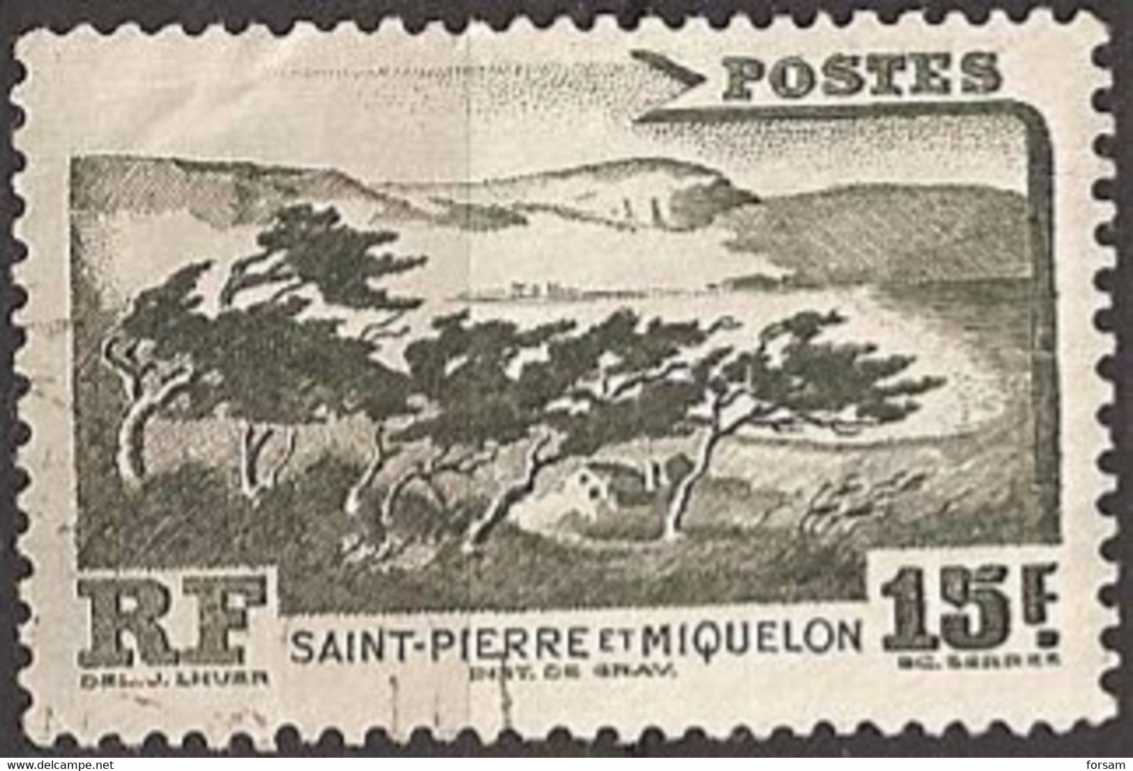 SAINT-PIERRE And MIQUELON..1947..Michel # 364...used. - Gebruikt