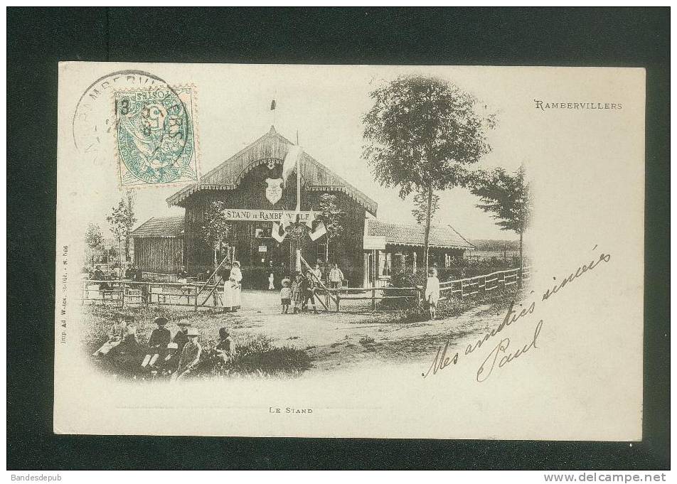 Rambervillers (88) - Le Stand ( Animée Enfant  Dos Précurseur Ad. Weick 566 Voyagé En 1903) - Rambervillers