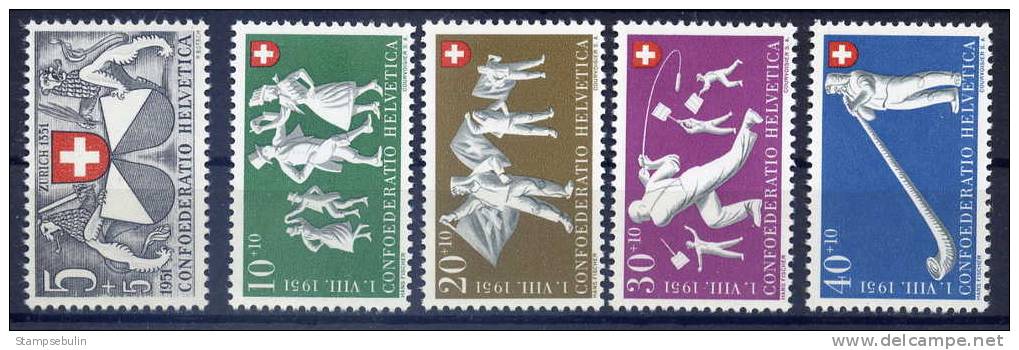 1951 COMPLETE SET PRO PATRIA MNH ** - Unused Stamps