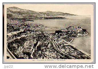 Jolie CP Ancienne Monaco Vue Générale - Ed La Cigogne N° 1447 - Multi-vues, Vues Panoramiques