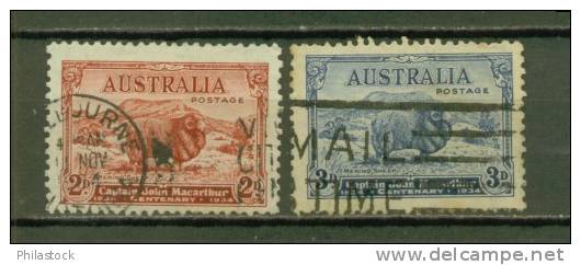 AUSTRALIE N° 97 & 98 Obl. - Used Stamps