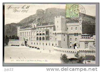 Jolie CP Ancienne Monaco Le Palais Du Prince - Ed LL. N° 328 - CAD 11-03-1906 / Tp 22 - Prinselijk Paleis