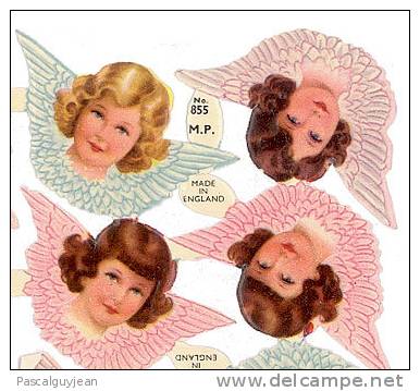 PLANCHE DE 48 DECOUPIS ANGES - DIE-CUT - Anges