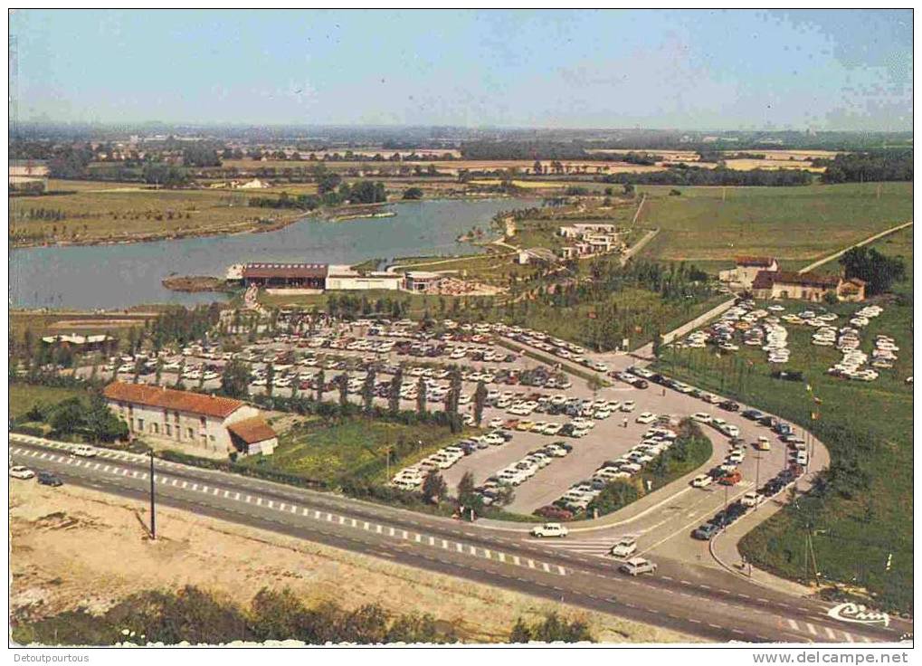 VILLARS LES DOMBES : Parc Ornithologique Départemental Des Dombes Vue D'ensemble Aérienne - Villars-les-Dombes