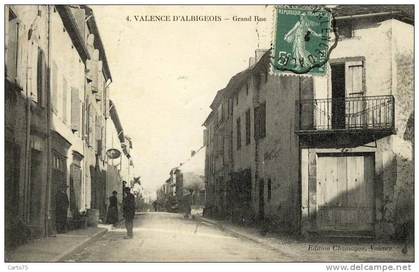 Valence D'Albigeois 81 - Grand Rue - Valence D'Albigeois