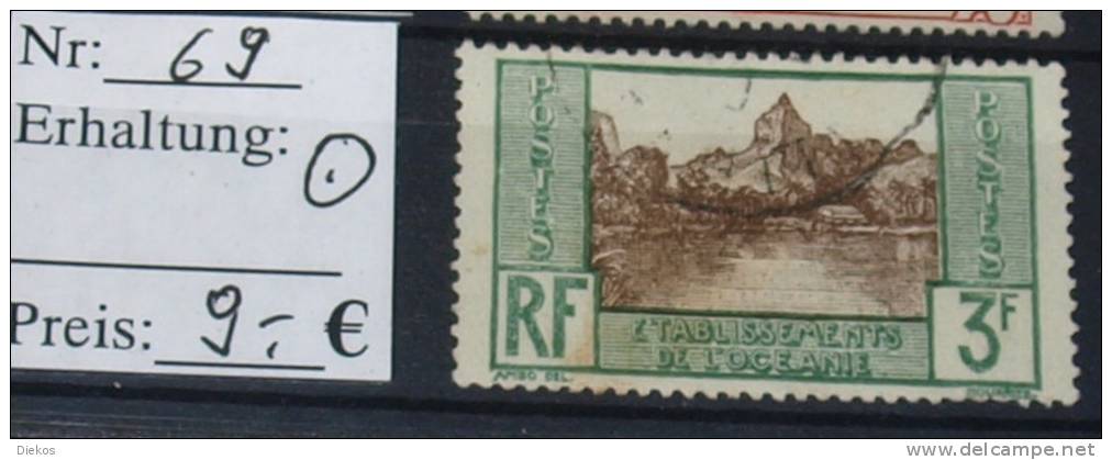 Ozeanien OCÉANIE Nr 69 O Used   #4883 - Used Stamps