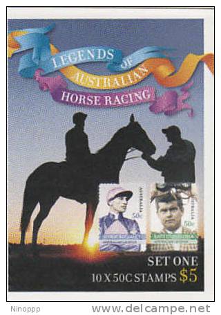 Australia-2007 Legends Of Australian Horse Racing Bklt Set One - Carnets