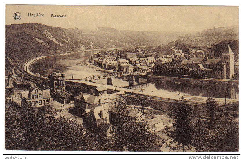 HASTIERE PANORAMA LESSE ET MEUSE - Hastiere