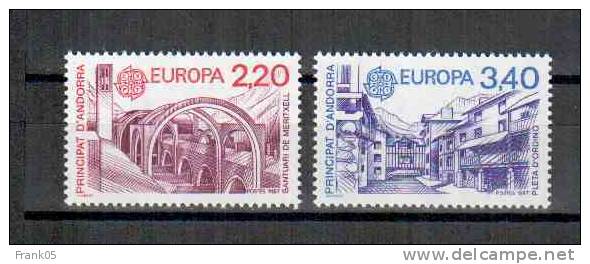 Andorra (französische Post / French Post) 1987 Satz/set EUROPA ** - 1987