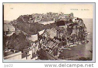 Jolie CP Ancienne Monaco Le Rocher - Ed ND. 1338 - Multi-vues, Vues Panoramiques