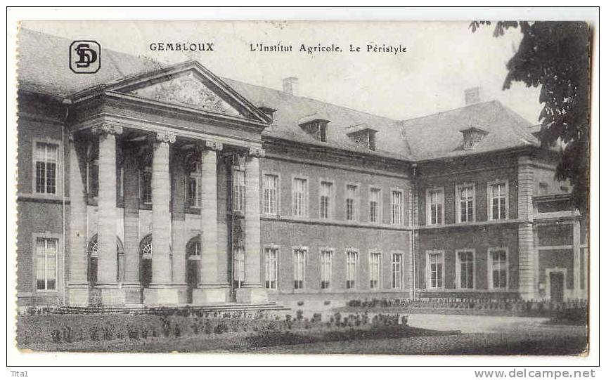 10939 - Gembloux - L'Institut Agricole - Le Péristyle - Gembloux