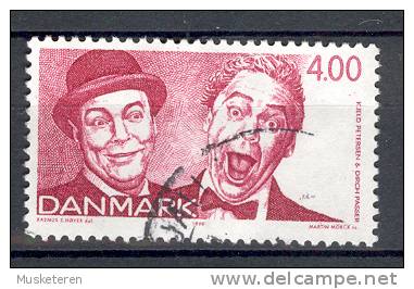 Denmark 1999 Mi. 1215  4.00 Kr Dänische Revy Actors Kjeld Petersen & Dirch Passer - Oblitérés