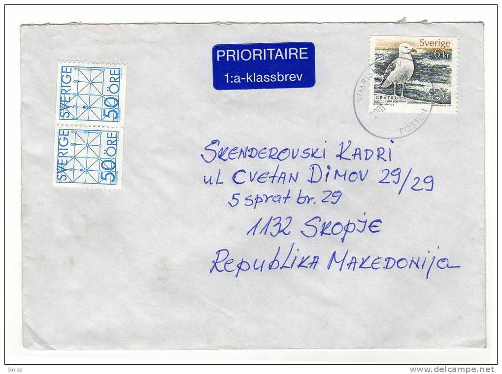 Sweden / Cover / Bird - Unused Stamps