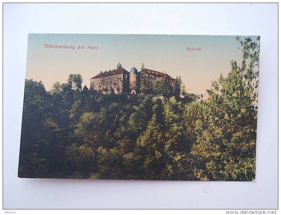 Blankenburg Am  Harz  -Schloss   Cca 1910's    - VF D54324 - Blankenburg