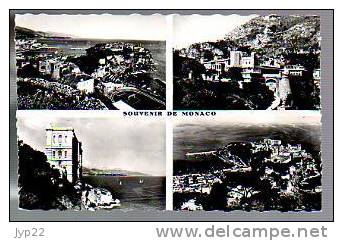 Jolie CP Photo Souvenir De Monaco - Multivue - Ed SICA - écrite 11-10-1953 - Multi-vues, Vues Panoramiques