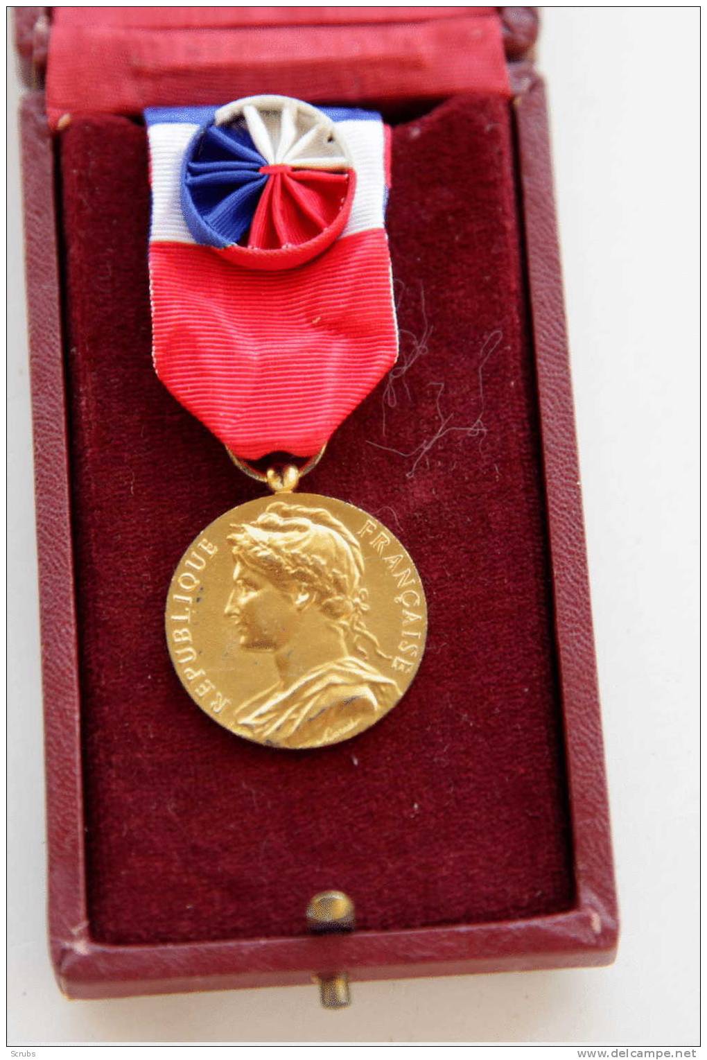 Médaille Travail "Or"1977 - Francia