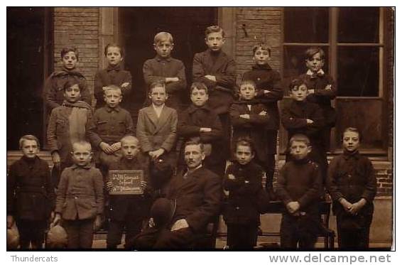 TE IDENTICIFEREN A IDENTIFIER CARTE DE PHOTO FOTO  ST STEFANUS SCHOOL 4 DE LEERJAR COLLEGE ECOLE - A Identifier