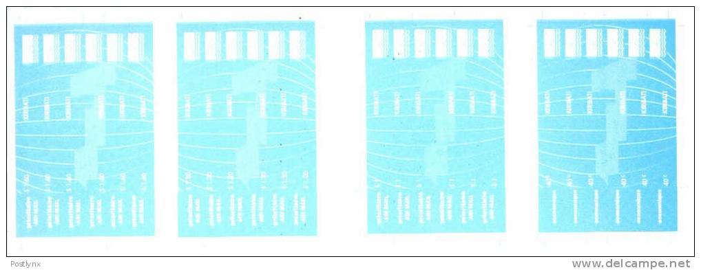 KIRIBATI 1993. Maps & Flags 4v.PROGRESSIVE PROOF SHEET:CYAN (4x6 Stamps)     [prueba Druckprobe épreuve Prova Proeven] - Kiribati (1979-...)