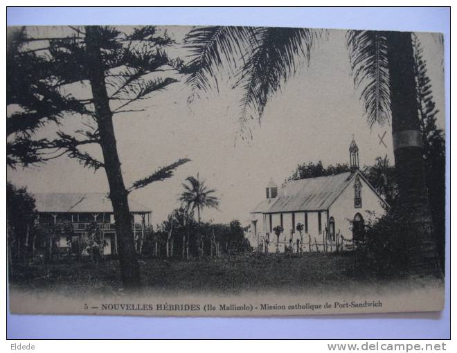 Nlles Hebrides  Ile Mallicolo Mission Catholique De Port Sandwich - Vanuatu