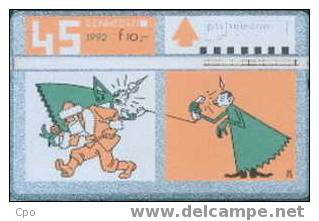 # NETHERLANDS 22 December 92 - Santa Claus 45 Landis&gyr   Tres Bon Etat - Openbaar