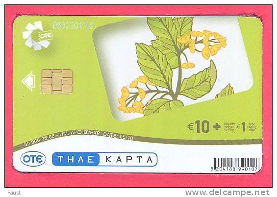 NEW CARD   M074  Clip Art Flower - Griechenland