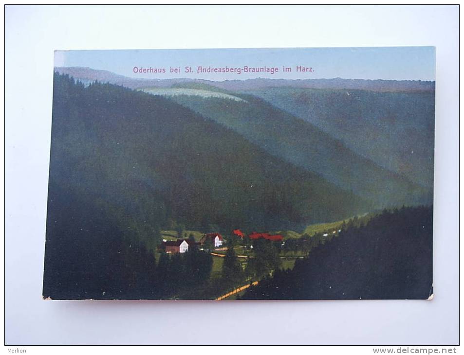 ODERHAUS Bei St.Andreasberg-Braunlage Im Harz     Cca 1910's    - VF D54344 - Oberharz