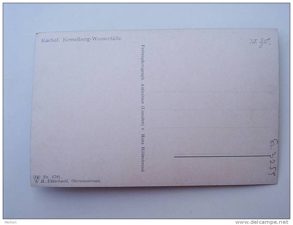 KOCHEL - Kesselberg -Wasserfälle   Cca 1910's    - VF D54354 - Bad Tölz