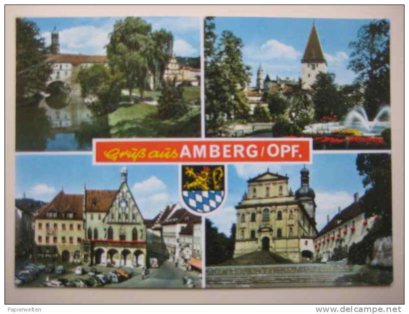 Amberg - Mehrbildkarte "Gruß Aus Amberg, Opf." - Amberg