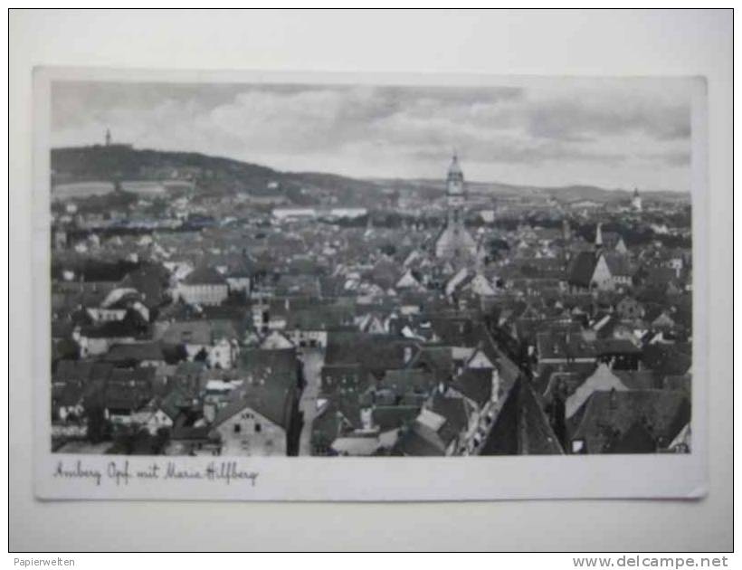 Amberg - Panorama Mit Maria Hilfberg - Amberg