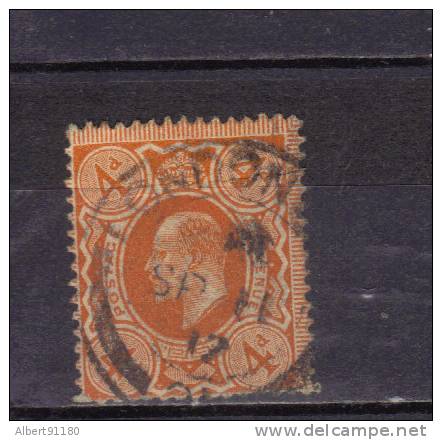 G B 4p Orange 1909-10 N°122 - Oblitérés