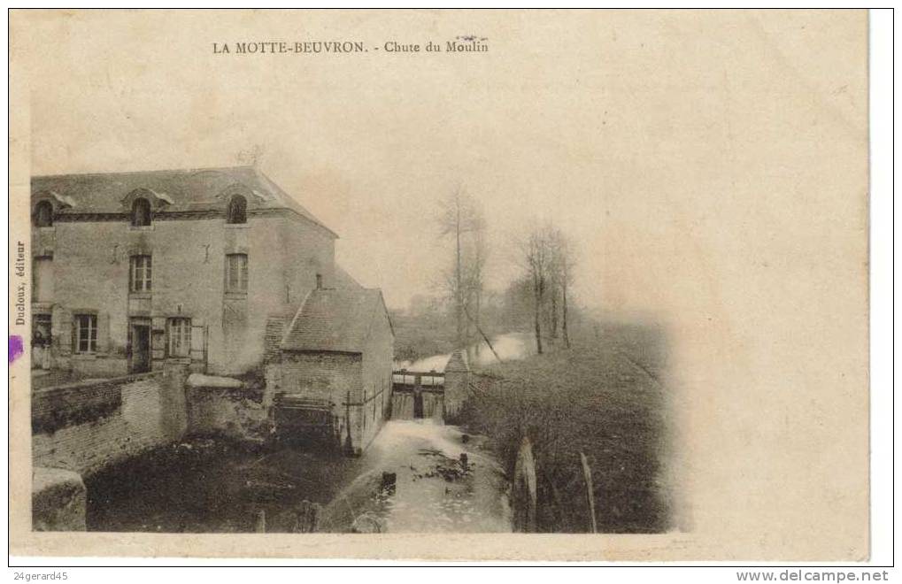 CPA LAMOTTE BEUVRON (Loir Et Cher) - Chute Du Moulin - Lamotte Beuvron