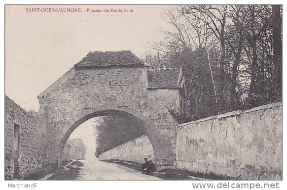 VAL D OISE.SAINT OUEN L AUMONE.PONCEAU DE MAUBUISSON - Saint-Ouen-l'Aumône