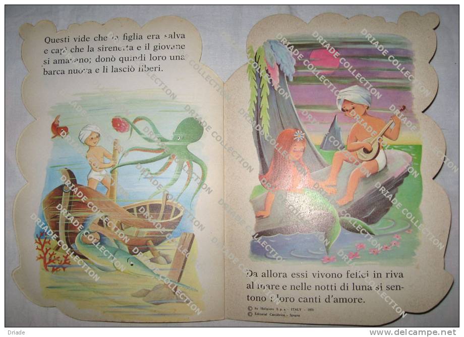 LIBRO FIABA LA SIRENETTA  FANTASIA CONTE DE FÉES FABLE - Niños Y Adolescentes