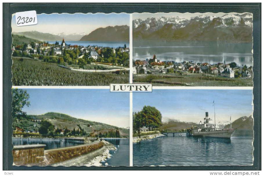 DISTRICT DE LAVAUX ///  LUTRY - MULTIVUE  - TB - Lutry