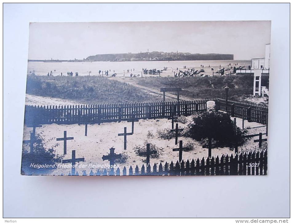 Helogland Friedhof Der Heimatlosen  - FOTO-AK Cca 1920-30's  -VF D54431 - Helgoland