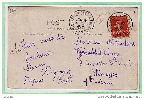 87 - SAINT GERMAIN Les BELLES -- Carte Photo - Rare - Saint Germain Les Belles