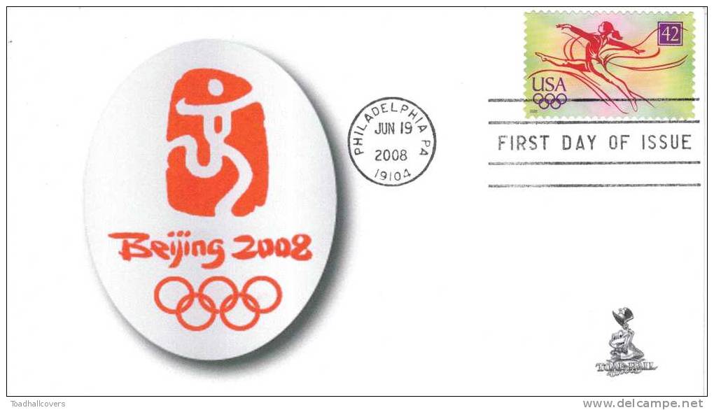 Beijing Olympics First Day Cover, From Toad Hall Covers! - 2001-2010