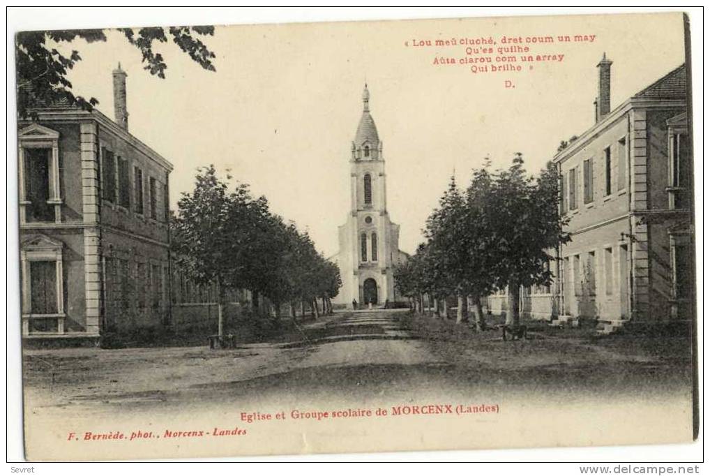 MORCENX - Eglise Et Groupe Scolaire - Morcenx