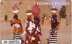 MALI FEMMES PEULES 60U SUPERBE CLICHE CARTE A PUCE - Malí