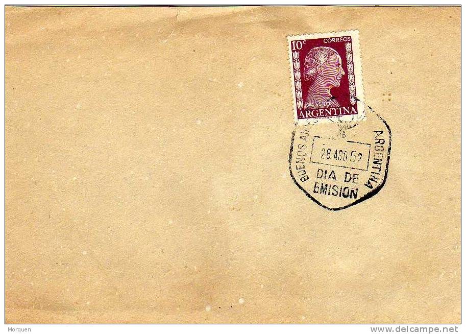 Carta Sin Circular  F.D.C. Argentina 1952. EVA PERON - FDC