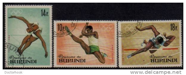 BURUNDI   Scott #  101-10  VF USED - Usati