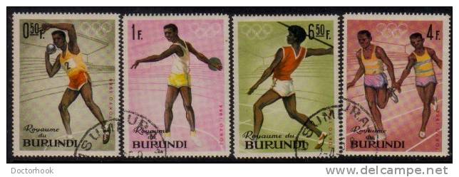 BURUNDI   Scott #  101-10  VF USED - Usati