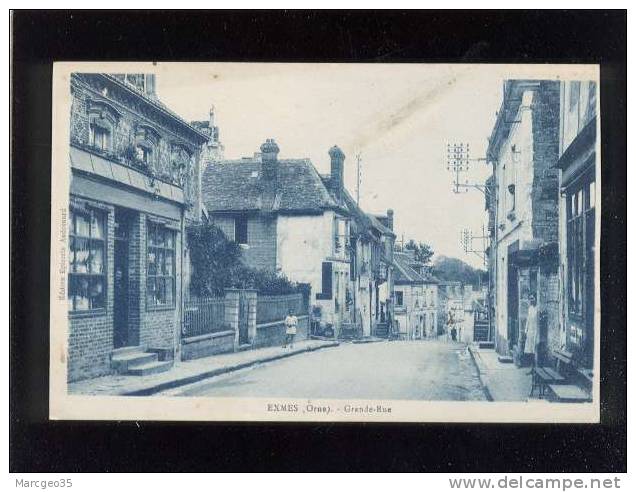 Exmes Grande Rue édit.épicerie Androuard Belle Carte - Exmes