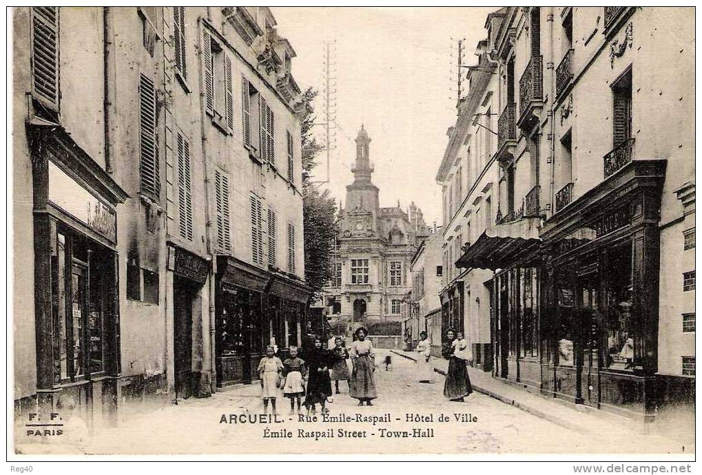D94 - ARCUEIL -  Rue Emile Raspail  -  Hotel De Ville - Arcueil
